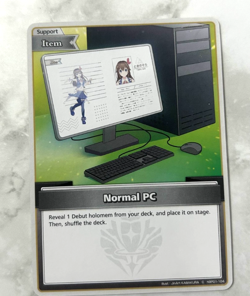 Normal PC Hololive Card Game Vol.1 ENGLISH Waifu Anime Trading Card - Image 1