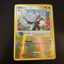 Pokemon TCG Shinx Reverse Holo Card 98/123 Condition - Image 1