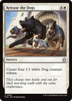 Release the Dogs - Near Mint MTG Foundations - Image 1