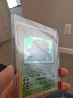Venusaur Base Set Unlimited Holo Rare Card 15/102 - Image 2