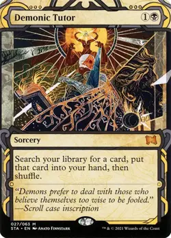 Demonic Tutor - STA - NM - Magic The Gathering - MTG - Image 1