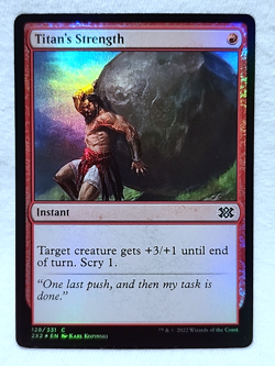Titan's Strength 128/331 Common Foil Double Masters 2022 - Image 1