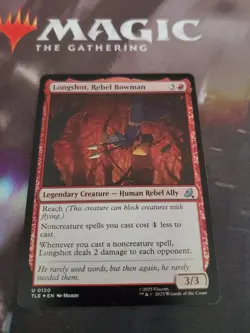 Mtg. Longshot, Rebel Bowman. Foil. Avatar The Last Airbender. Pack Fresh - Image 1