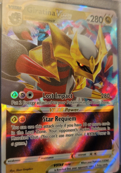 PSA Mint 9 Giratina Vstar #131 Sword and Shield Lost Origin Pokemon TCG 2022 - Image 2