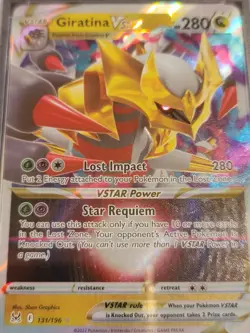 PSA Mint 9 Giratina Vstar #131 Sword and Shield Lost Origin Pokemon TCG 2022 - Image 4