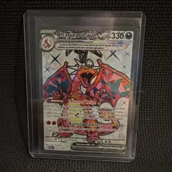 Charizard EX Ultra Rare Full Art 215/197 Obsidian Flames Pokemon Card NM/M - Image 1