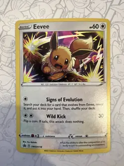 Eevee swsh118 Black Star Promo Pokemon , Sword & Shield Holo NM - Image 1
