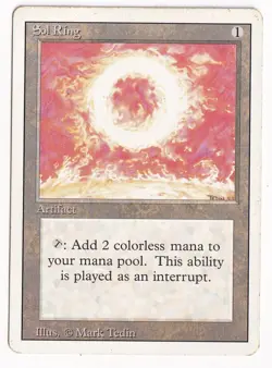 Sol Ring â€“ Revised Edition â€“ Magic: The Gathering  MTG â€“ Mana Ramp - MP - Image 1