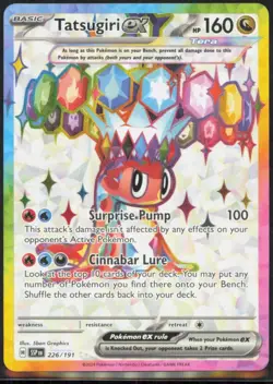 Tatsugiri ex Ultra Rare SV08: Surging Sparks #226/191 [Near Mint] Pokemon TCG - Image 1