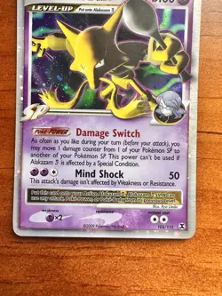 Alakazam E4 Lv.X 103/111 Rising Rivals Ultra Rare Holo 2009 - Image 3