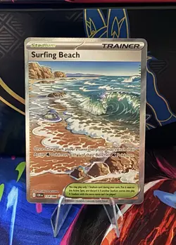 Surfing Beach 114/086 Full Art Pokemon Chaos Rising - Image 1