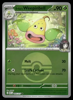 Erika's Weepinbell (Poke Ball) 005/217 Ascended Heroes Pokemon Reverse Holo NM - Image 1