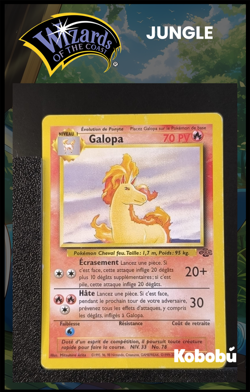 Carte Pokemon Galopa 44/64 Edition 2 Ed 2 Jungle Wizards 8 - Image 1