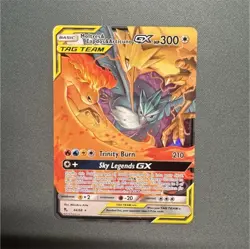 Moltres & Zapdos & Articuno GX 44/68 Hidden Fates TAG TEAM Holo - Image 1