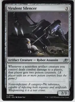 MTG Virulent Silencer 248 Edge of Eternities U Normal NM - Image 1