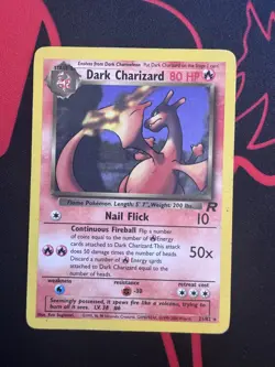 Pokemon TCG Dark Charizard Team Rocket 21/82 Regular Rare 21/82 - Image 1