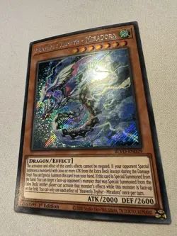 Yu-Gi-Oh Heavenly Zephyr - Miradora BLVO-EN029 1st Ed Secret Rare MP/HP (photos) - Image 3