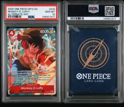 2025 ONE PIECE OP12-LEGACY OF THE MASTER #015 MONKEY D. LUFFY ALTERNATE ART - Image 2