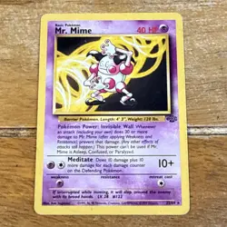 Pokemon TCG Jungle Mr Mime Card 22/64 Non Holo - Image 1