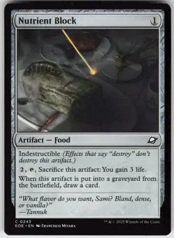 MTG Nutrient Block 243 Edge of Eternities C Normal NM - Image 1