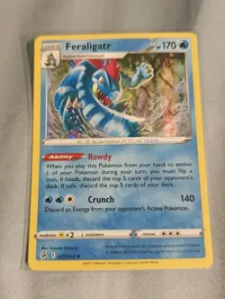 Pokemon TCG Feraligatr 057/264 Swsh08: Fusion Strike Holo Mint Card - Image 1