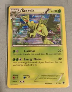 Pokemon TCG Sceptile 8/116 Plasma Freeze Holo NM-LP Card - Image 1