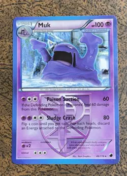 Muk 46/116 Plasma Freeze Rare Pokemon Card - Image 1