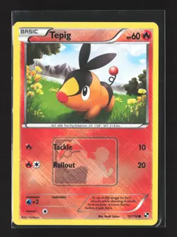 Pokemon League & Championship Cards #015/114 Promo,Reverse Holo Tepig - Image 1