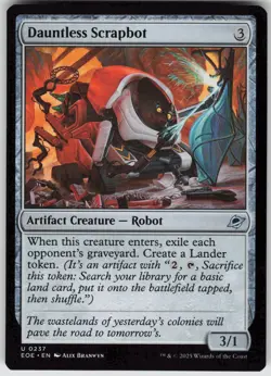 MTG Dauntless Scrapbot 237 Edge of Eternities U Normal NM - Image 1