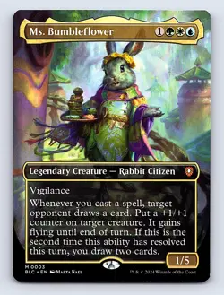 Ms. Bumbleflower (Borderless) M Commander: Bloomburrow 3 NM - Image 1
