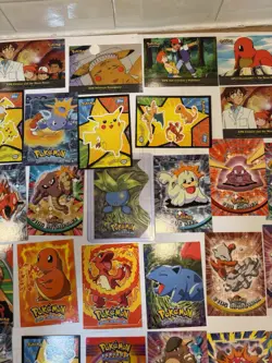 Topps Pokemon Non-Foil & foil Lot 45x Cards Series 1 & 2 - Image 5