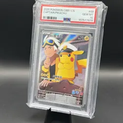 Captain Pikachu 0709/09 CBB1 CS Gem Pack PSA 10 Gem Mint Chinese Pokemon Card - Image 1