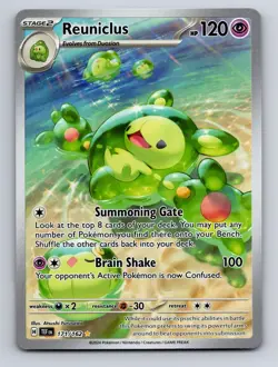 Reuniclus 171/162 Illustration Rare Temporal Forces Pokemon Holo Near Mint - Image 1
