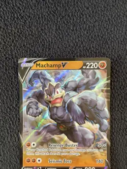 Machamp V 072/189 Astral Radiance Ultra Rare Holo Pokemon Card - Image 3