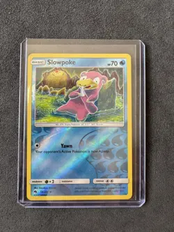 Pokemon TCG Slowpoke Lost Thunder 54/214 Reverse Holo Tomokazu Komiya - Image 1