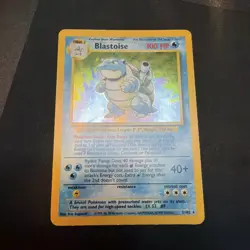 Wizards of the Coast Blastoise 2/102 Base Set Holo Rare 100 HP Pokemon TCG 1999 - Image 5