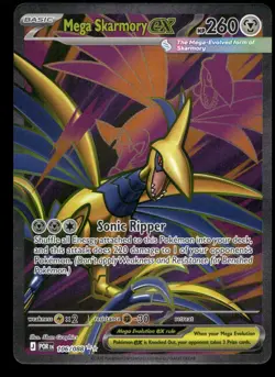 Mega Skarmory ex 106/088 Ultra Rare Perfect Order Pokemon NM - Image 1