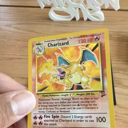 Wizards of the Coast Charizard 4/130 Base Set 2 Holo Rare 120 HP 1999 - Image 3