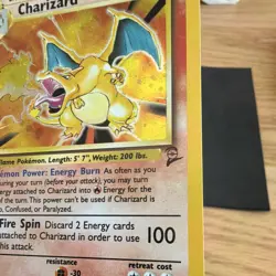 Wizards of the Coast Charizard 4/130 Base Set 2 Holo Rare 120 HP 1999 - Image 5
