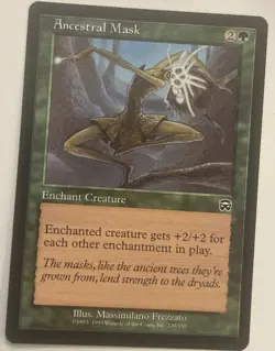 Ancestral Mask - MTG - Magic - NM mercadian mask, English - Image 1