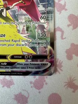 Pokemon TCG Blaziken VMAX TG15/TG30 Silver Tempest TG Rapid Strike Holo UR - Image 5