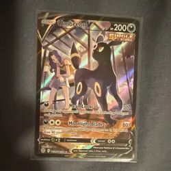 Pokemon TCG Umbreon V TG22/TG30 SWSH09 Brilliant Stars TG Holo Full Art - Image 1