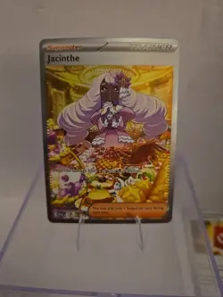 Pokemon TCG Jacinthe 122/088 Special Illustration Rare Holo Trainer Supporter EN - Image 1