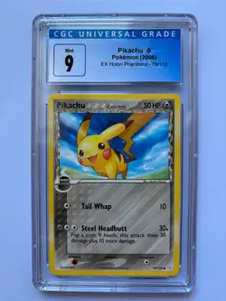 Pikachu 79/110 Ex Holon Phantoms CGC 9 Pokemon - Image 1