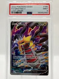 Pokemon TCG Giratina V Sword & Shield - Lost Origin 185 PSA 9 - Image 1