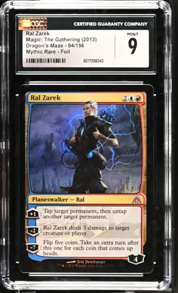 RAL ZAREK Dragon's Maze Foil Mythic CGC 9 MTG [Nostalgium] - Image 1