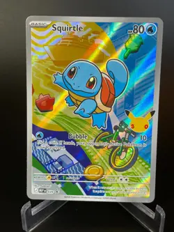 Pokemon TCG Squirtle 039 First Partner Illustration Black Star Promo NM - Image 1