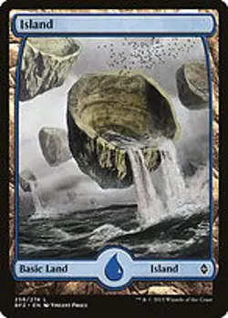 Island - Battle for Zendikar | MTG Card - Image 4