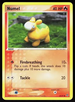 Numel 69/97 Common Dragon Pokemon NM - Image 1