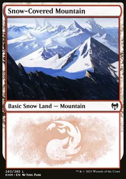 Snow-Covered Mountain - Kaldheim | MTG Card - Image 3